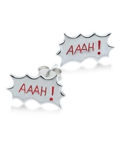 Kids Stud Earring Excited AHH! STE-355